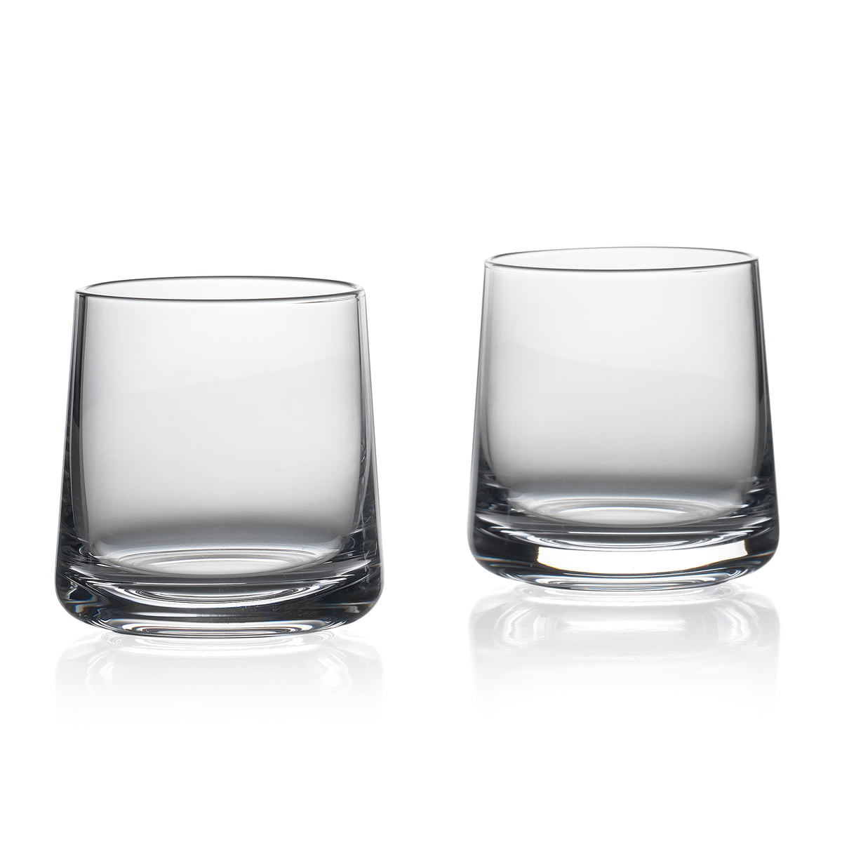 Clear Water Glasses Set of 2 