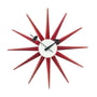 Vitra - Sunburst Clock, red