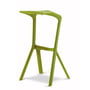 Plank - Miura stool, yellow/green