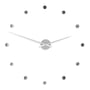 Radius Design - Flexible wall clock, stainless steel