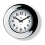 Alessi - Momento Wall clock, polished stainless steel