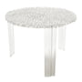 Kartell - T-Table, height 36 cm, crystal clear
