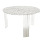 Kartell - T-Table, height 28 cm, crystal clear