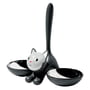 A di Alessi - Tigrito , cat bowl, black