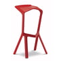 Plank - Miura stool, traffic red (RAL 3020)