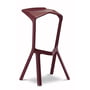 Plank - Miura stool, wine red