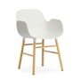 Normann Copenhagen - Form Armchair, oak frame / white