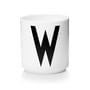Design Letters - AJ Porcelain Cup W, white