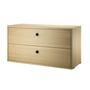 String - Cabinet module with drawers 78 x 30 cm, oak