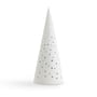 Kähler Design - Nobili tea light candle holder cone, 2 5. 5 cm / snow-white