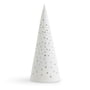 Kähler Design - Nobili tea light candle holder cone, 30 cm / snow white
