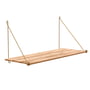 We Do Wood - Loop Shelf , Bamboo / Brass