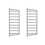 String - Wall ladder for String shelf 50 x 20 cm (set of 2), black