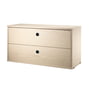 String - Cabinet module with drawers 78 x 30 cm, ash