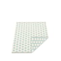 Pappelina - Noa reversible carpet, 70 x 50 cm, pale turquoise / vanilla / warm grey edge
