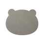 Lind dna - Children's table set bear, nupo light grey