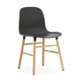 Normann Copenhagen - Form Chair, wood legs, oak / black