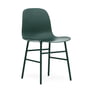 Normann Copenhagen - Form Chair, Steel Legs, green