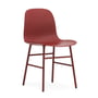Normann Copenhagen - Form Chair, Steel Legs, red