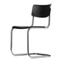 Thonet - S 43 Chair, chrome / black (TP 29)