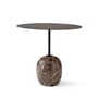 & Tradition - Lato Side table H 45 cm, 40 x 50 cm, warm black / emparador marble