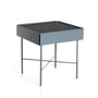 Konstantin Slawinski - Charge Side table H 45 cm, gray / felt dark gray mottled