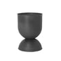 ferm Living - Hourglass Flowerpot medium, Ø 41 x H 59 cm, black / dark gray