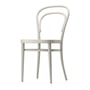 Thonet - 214 M bentwood chair, trough seat molded plywood / beech white glazed (TP 200)