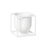 Audo - Cube Flowerpot 14, white