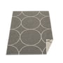 Pappelina - Boo reversible carpet, 70 x 100 cm, charcoal / linen