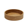 LindDNA - Wood Box Circle, Ø 11 x H 3 cm, natural oak