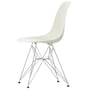 Vitra - Eames Plastic Side Chair DSR RE, chrome-plated / pebble (felt glides basic dark)