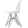 Vitra - Eames Plastic Side Chair DSR RE, basic dark / pebble (felt glides basic dark)