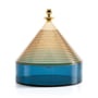 Kartell - Trullo table container, yellow / blue