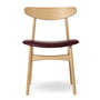 Carl Hansen - CH30P Chair, oiled oak / leather Sif 93