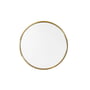 & tradition - Sillon wall mirror SH4, Ø 46 cm / brass