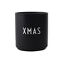 Design Letters - AJ Favourite porcelain mug, Xmas / black