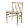 FDB Møbler - J80 chair, oak matt lacquered / natural wickerwork