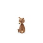 Lucie kaas - Baby bear wooden figure, h 11 cm / walnut