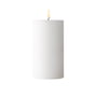 Collection - Block candle, d 6. 5 cm x h 12 cm, white