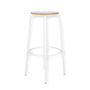 Jan kurtz - Paris bar stool h 75 cm, white