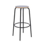 Jan kurtz - Paris bar stool h 75 cm, black