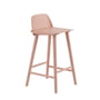 Muuto - Nerd bar stool h 65 cm, tan rose