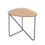 Linddna - Curve side table m, oak / black