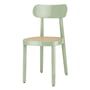 Thonet - 118 chair, tubular mesh with plastic support fabric / beech mint high gloss lacquered