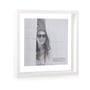 XLBoom - Square Floating Box picture frame 25 x 25 cm, white
