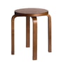 Artek - E60 stool, stained walnut