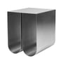Kristina dam studio - Curved side table, stainless steel