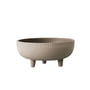Kristina dam studio - Bowl planting bowl m, ø 24 cm, gray