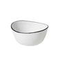 Broste copenhagen - Salt bowl, 10 x 11 x h 5.5 cm, white / black